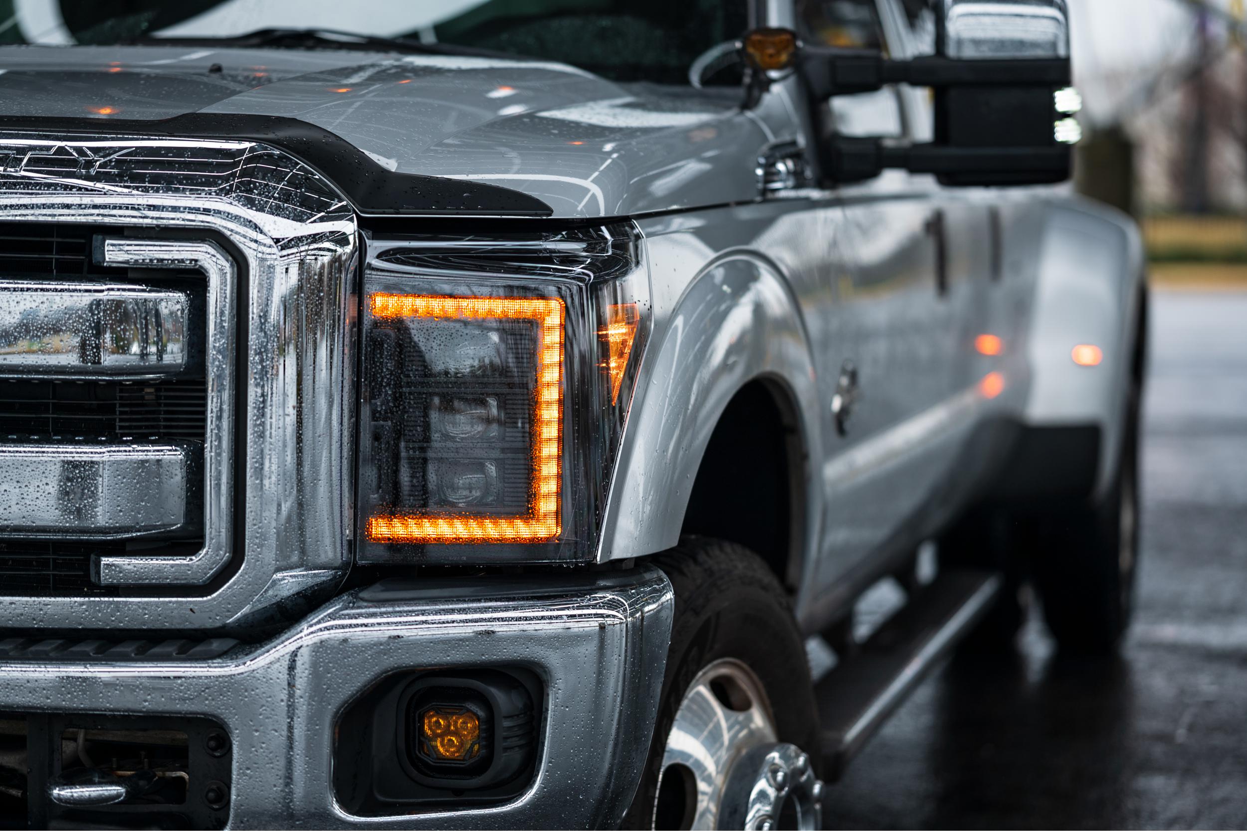 Morimoto Ford Super Duty (11-16) XB LED Headlights (Amber DRL) | LF505